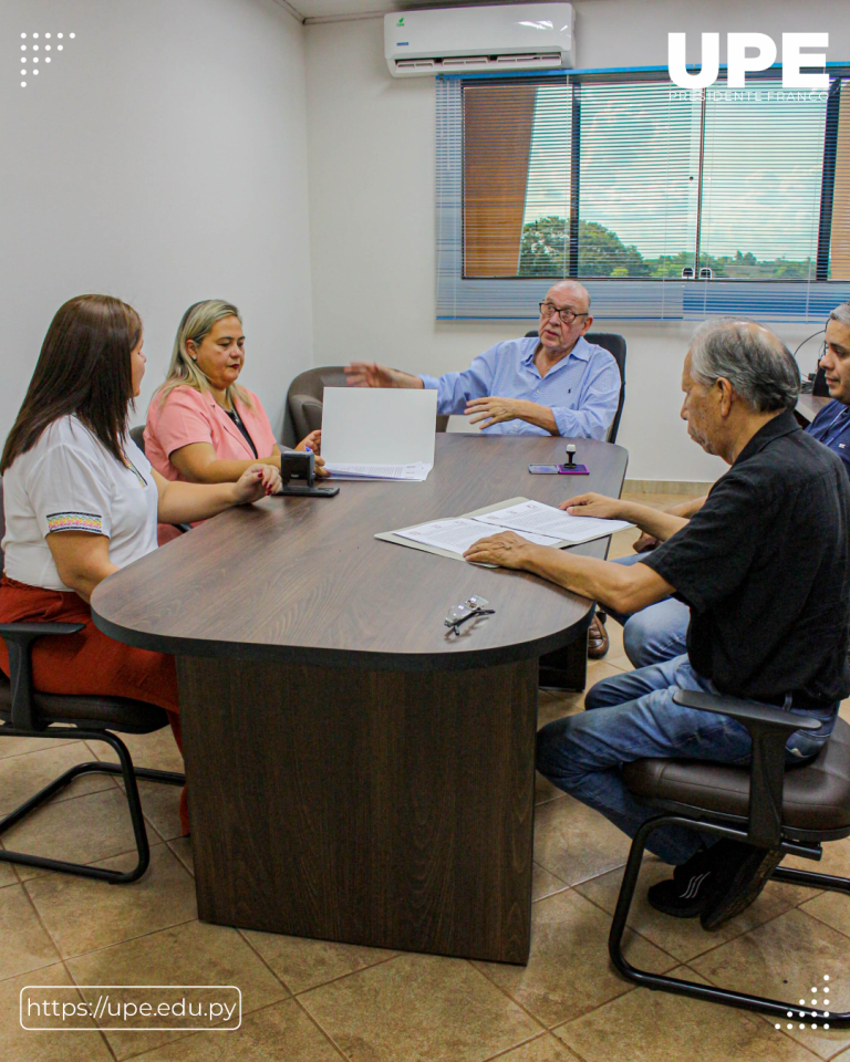 Firma de Convenio entre la UPE y el Colegio Nacional Paraguay Brasil 